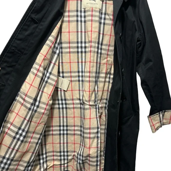 Burberry London Black Trench Coat
